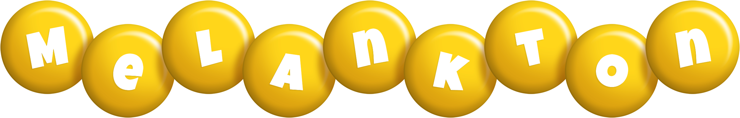 Melankton candy-yellow logo