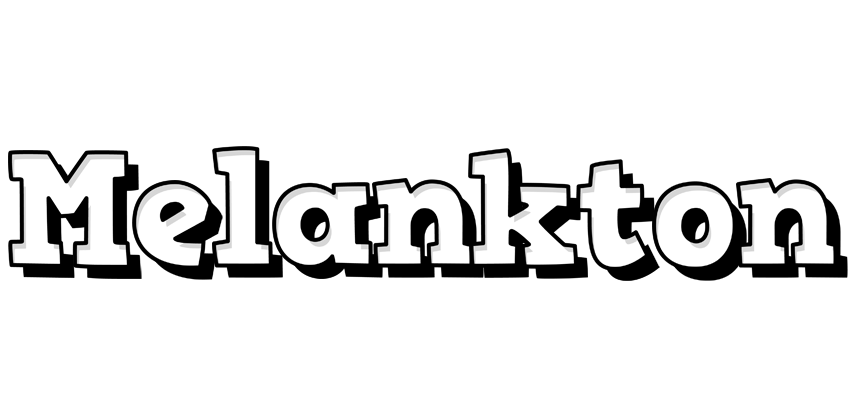 Melankton snowing logo