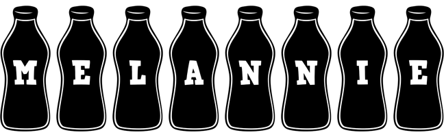 Melannie bottle logo