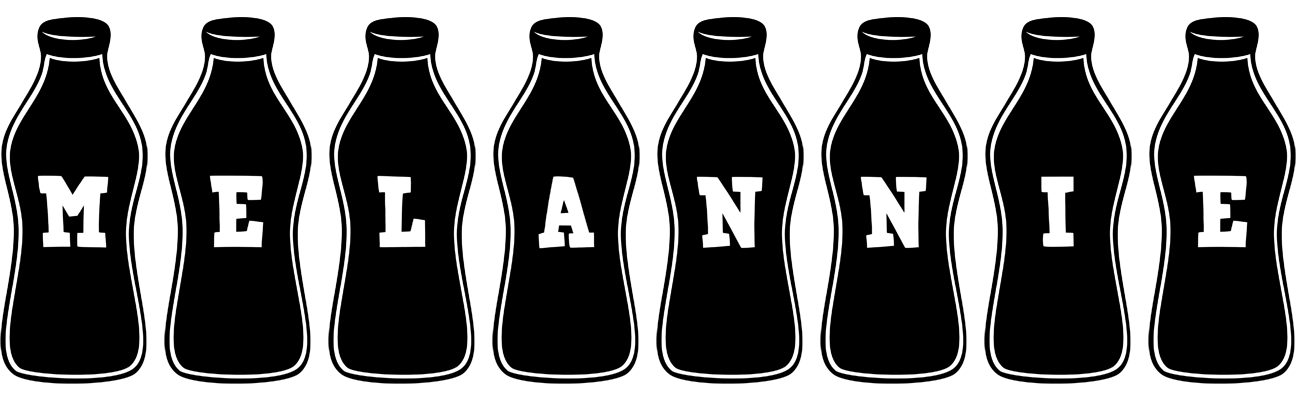 Melannie bottle logo