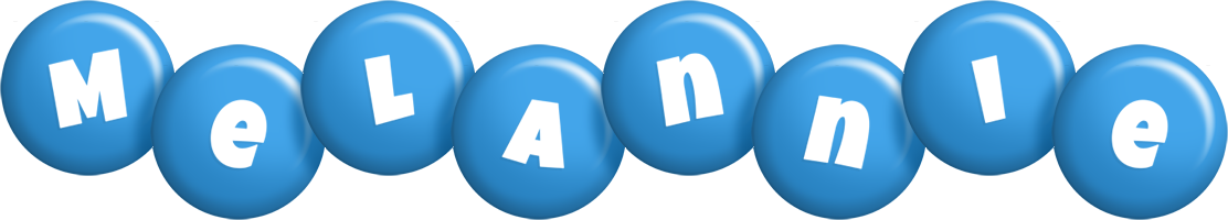 Melannie candy-blue logo