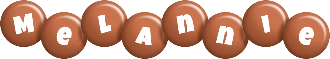 Melannie candy-brown logo