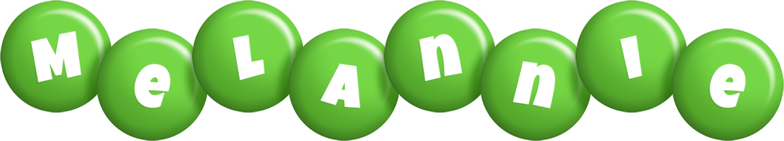 Melannie candy-green logo