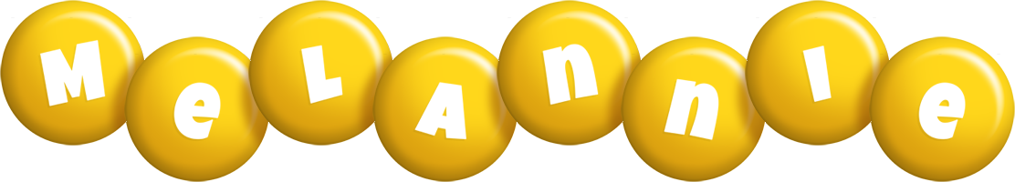 Melannie candy-yellow logo