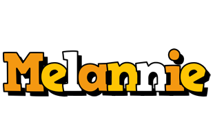 Melannie cartoon logo