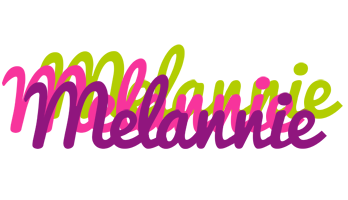 Melannie flowers logo