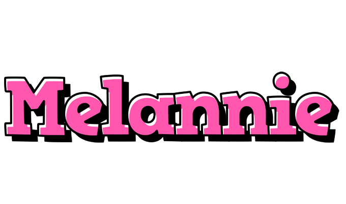 Melannie girlish logo