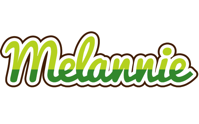 Melannie golfing logo