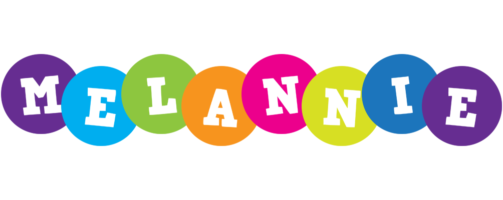Melannie happy logo