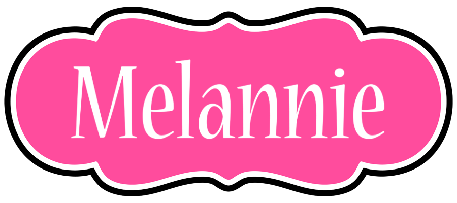 Melannie invitation logo