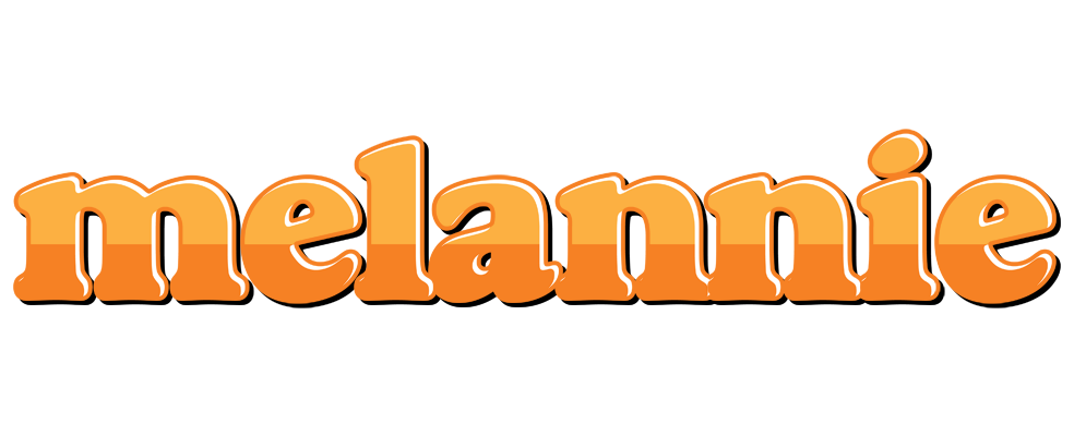 Melannie orange logo