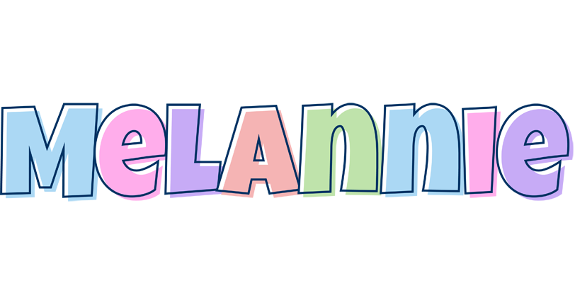 Melannie pastel logo