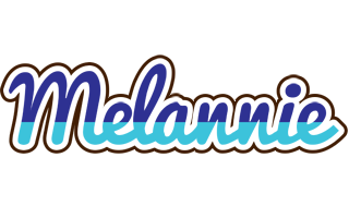 Melannie raining logo