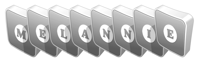 Melannie silver logo