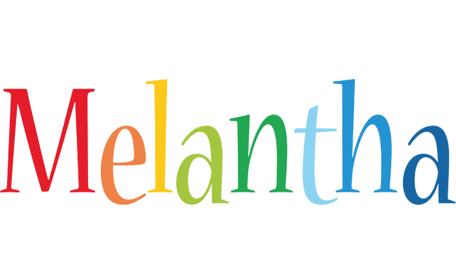Melantha birthday logo
