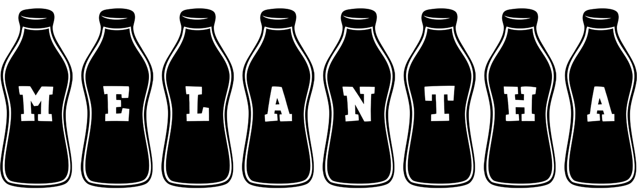 Melantha bottle logo