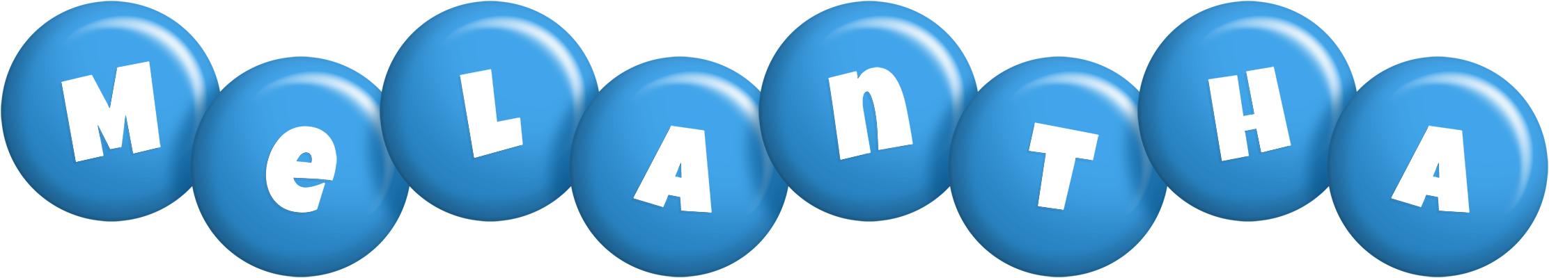 Melantha candy-blue logo