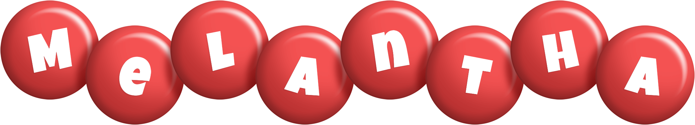 Melantha candy-red logo