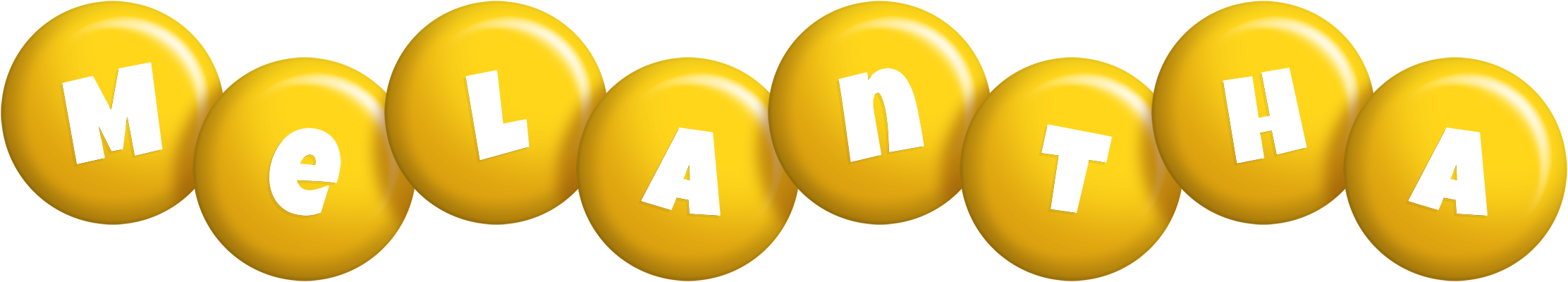 Melantha candy-yellow logo