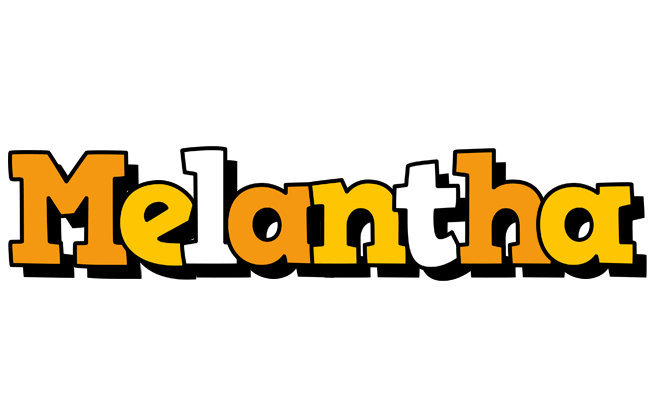 Melantha cartoon logo