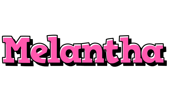 Melantha girlish logo