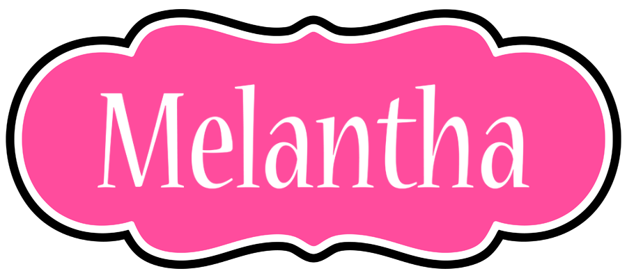 Melantha invitation logo