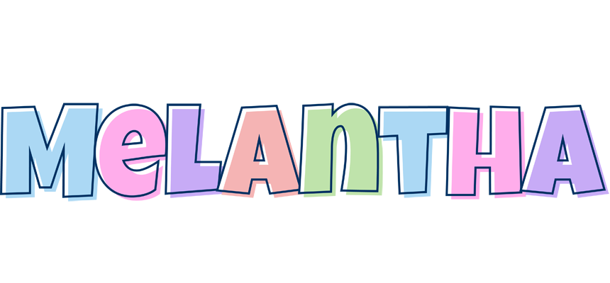 Melantha pastel logo