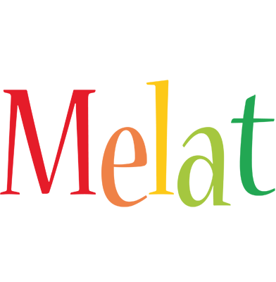Melat birthday logo