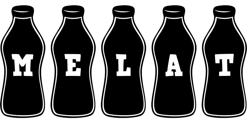 Melat bottle logo