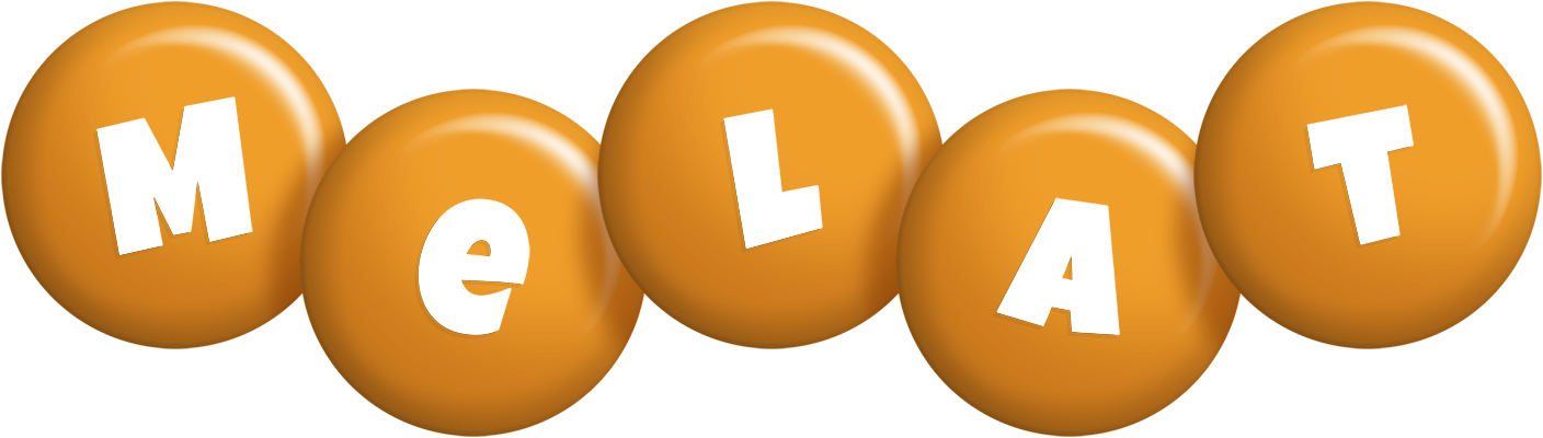 Melat candy-orange logo
