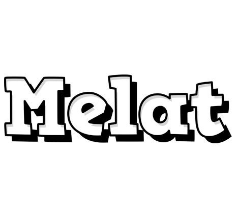 Melat snowing logo