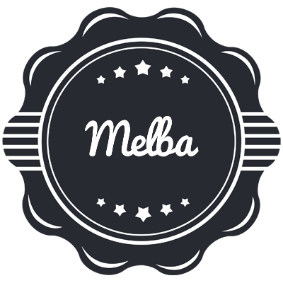 Melba badge logo