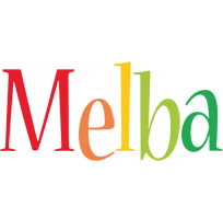 Melba birthday logo