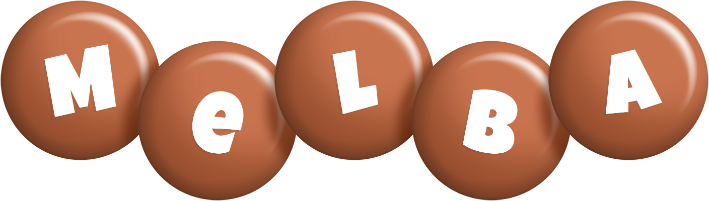 Melba candy-brown logo