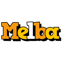 Melba cartoon logo