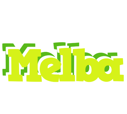 Melba citrus logo