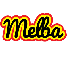 Melba flaming logo