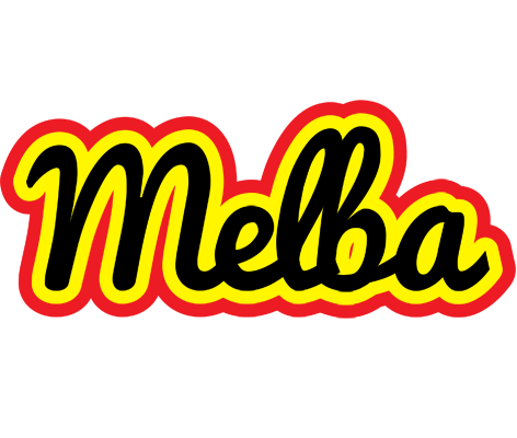 Melba flaming logo