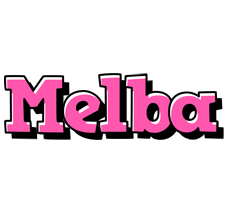 Melba girlish logo