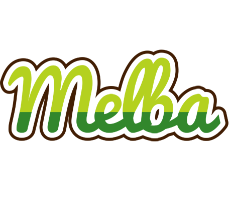 Melba golfing logo