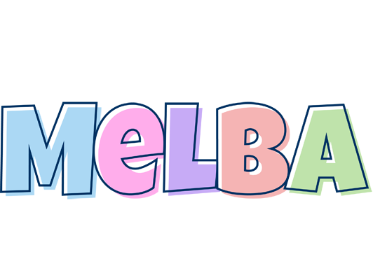 Melba pastel logo