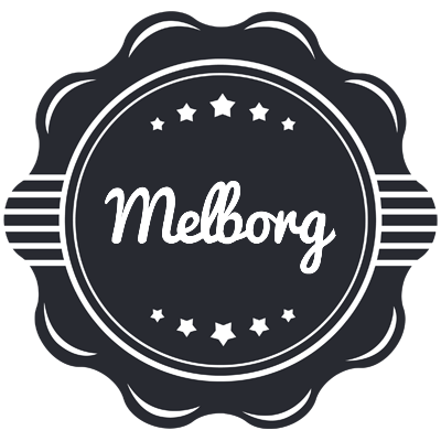 Melborg badge logo