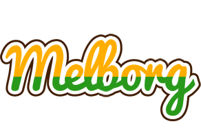 Melborg banana logo