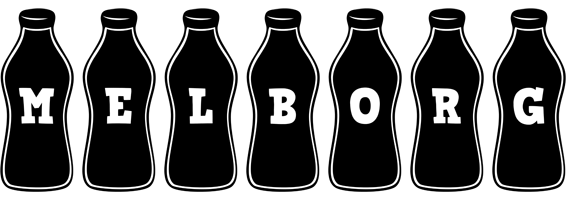 Melborg bottle logo