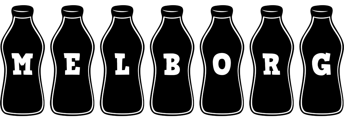 Melborg bottle logo