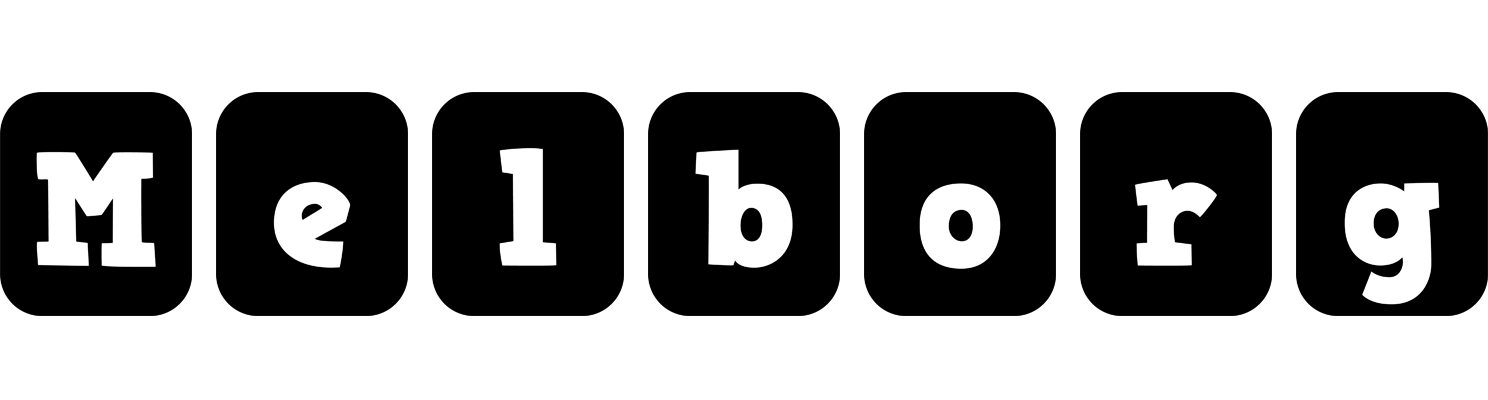 Melborg box logo