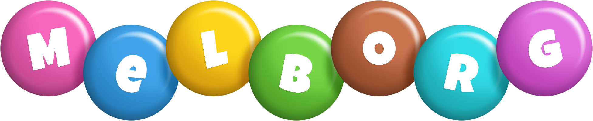 Melborg candy logo