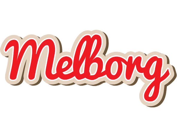 Melborg chocolate logo