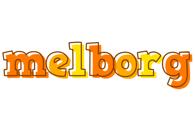 Melborg desert logo