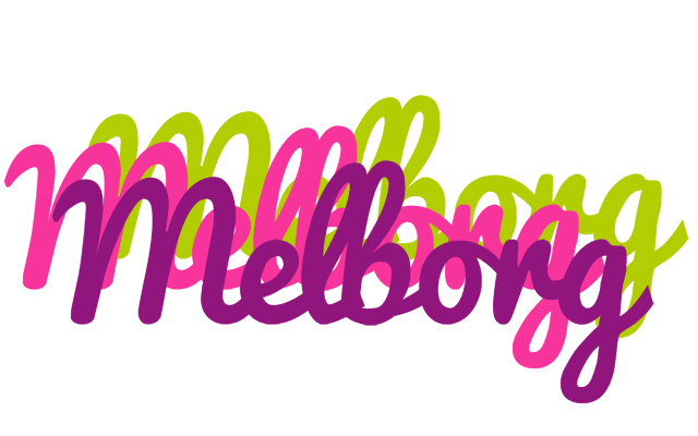 Melborg flowers logo